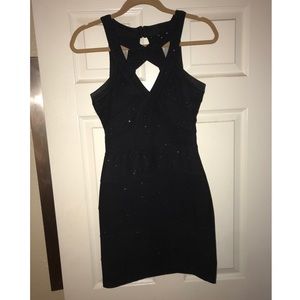 Black Sparkle Formal Dress